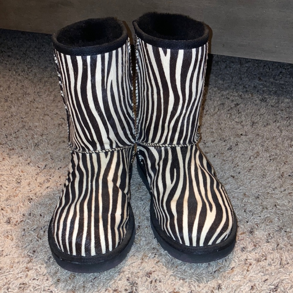 Zebra print Uggs